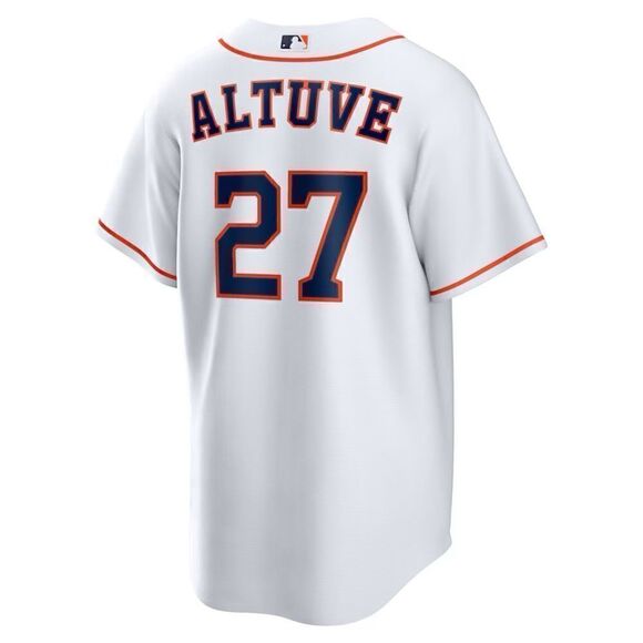 Nike Authentic Men Houston Astros Jose Altuve White Home Baseball Jersey $135 - Picture 3 of 9